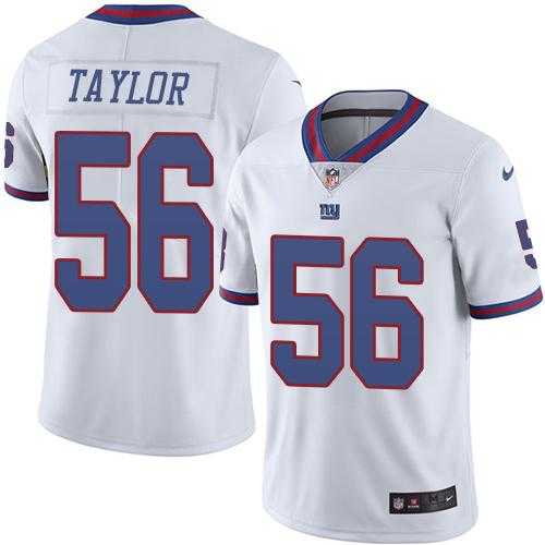 Nike Men & Women & Youth Giants 56 Lawrence Taylor White Color Rush Limited Jersey,We sell and wholesale Nike Men & Women & Youth Giants 56 Lawrence Taylor White Color Rush Limited Jersey on line form chian!